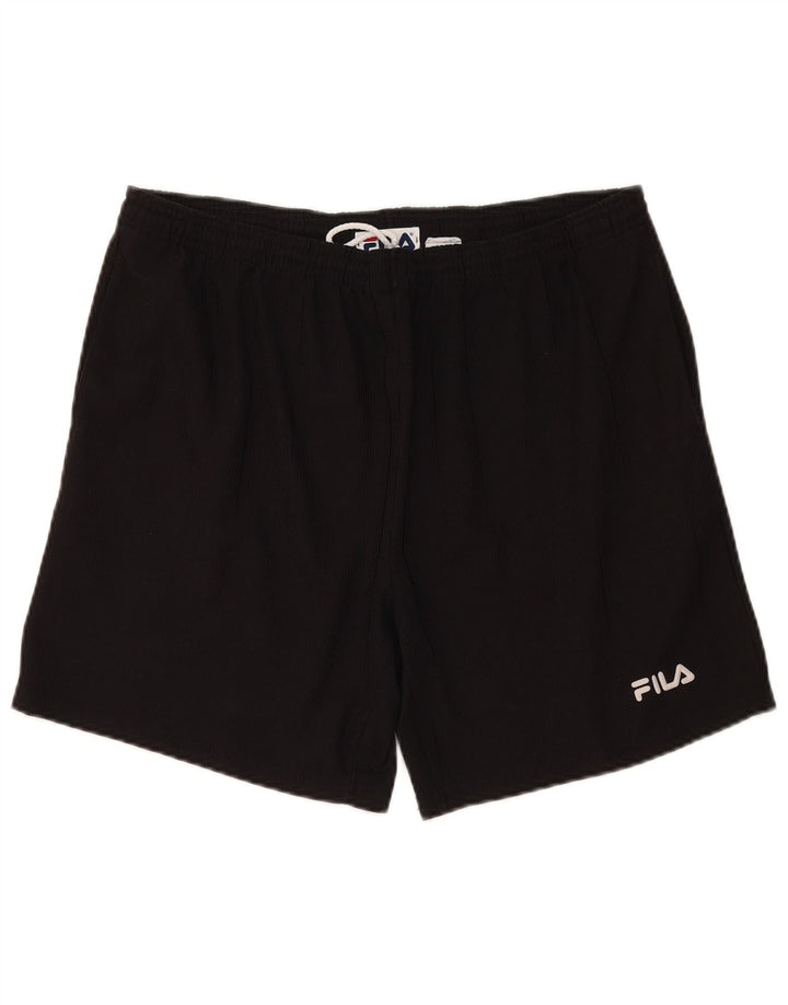 Fila Herren Sportshorts Medium Schwarz Polyester