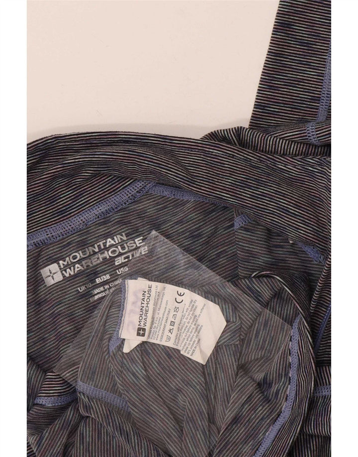 Mountain Warehouse Damen-Trainingsanzugoberteil, UK-Gr. 10, Größe S, grau gefleckt
