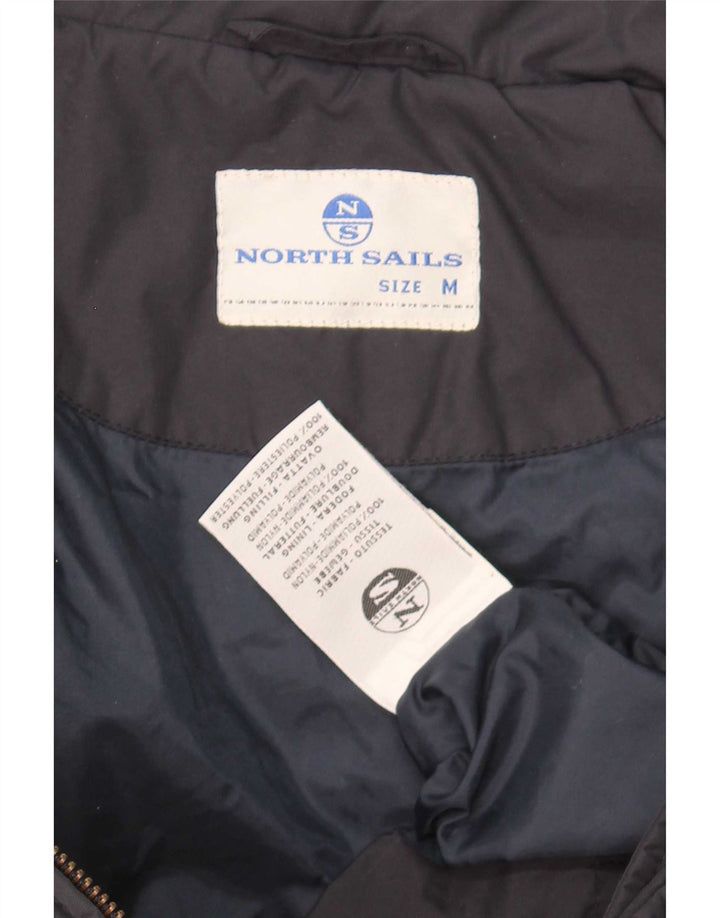 North Sails Herren Graphic Wattierte Jacke UK 38 Medium Navy Blue Polyamid