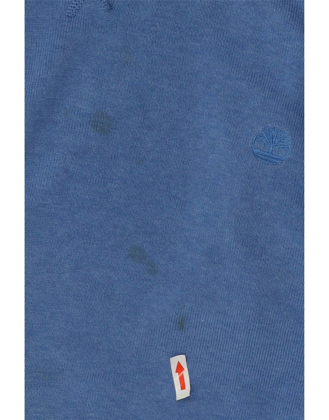 Timberland Herren-Pullover mit U-Boot-Ausschnitt, reguläre Passform, 2XL, blaue Baumwolle