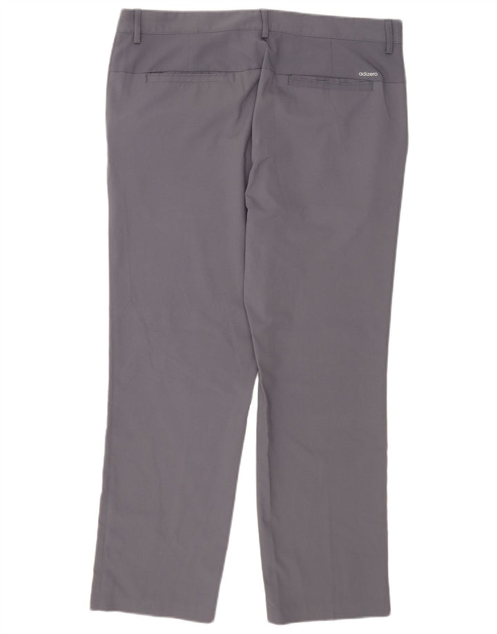 Adidas Herren Golf Straight Chino Hose W36 L30 Grau Polyester