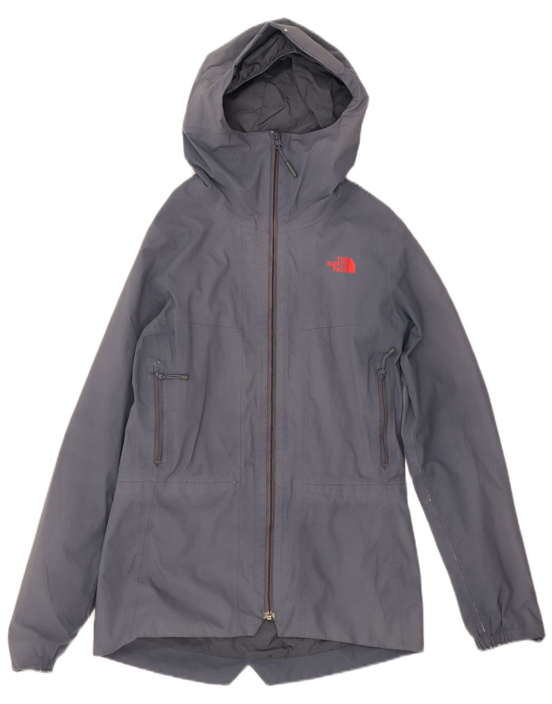 The North Face Damen-Regenjacke mit Kapuze, UK 6, XS, Grau, Polyester