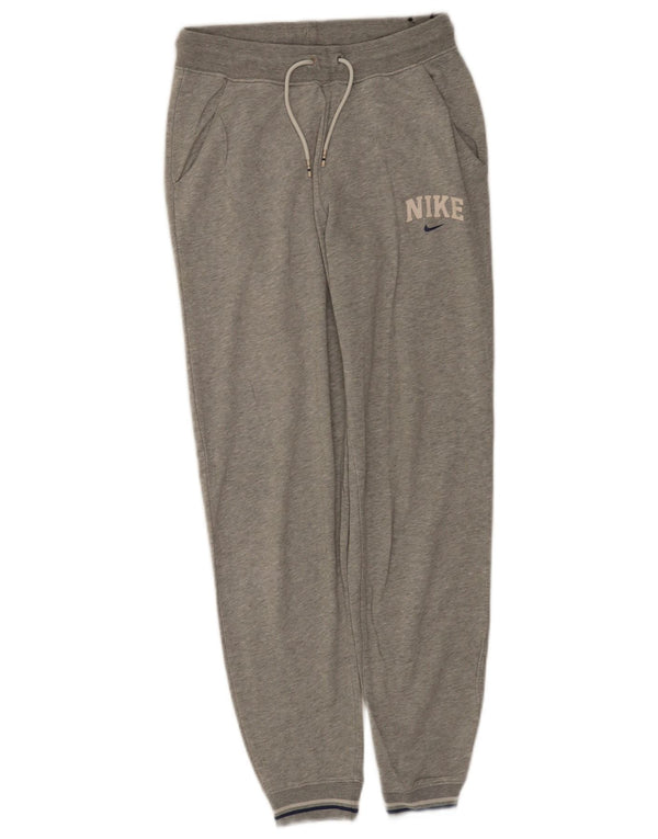 Nike Damen Trainingshose Jogger UK 4 XS Graue Baumwolle