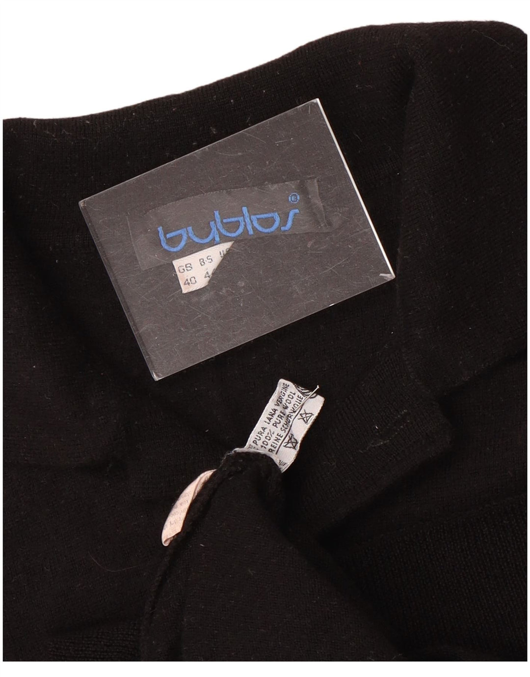 BYBLOS Damen-Pullover mit Rollkragen, UK 40, mittelschwarze Wolle