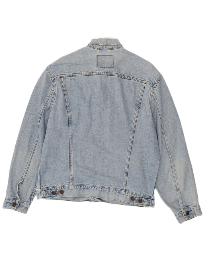 Levi's Herren Jeansjacke UK 40 Large Blau Baumwolle