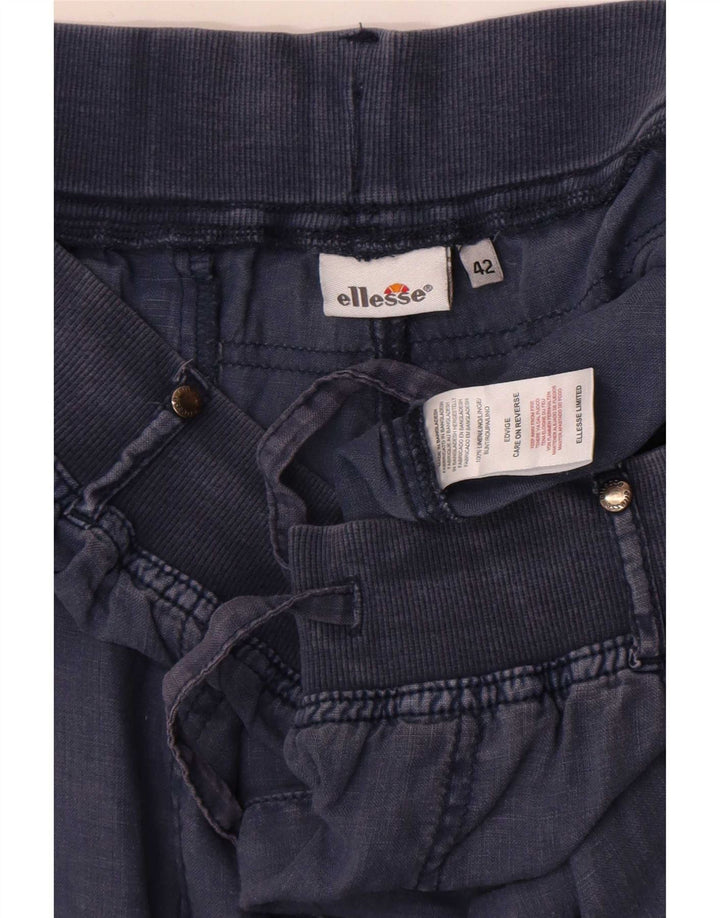 Ellesse Damen gerade Freizeithose IT 42 Medium W30 L32 Marineblau
