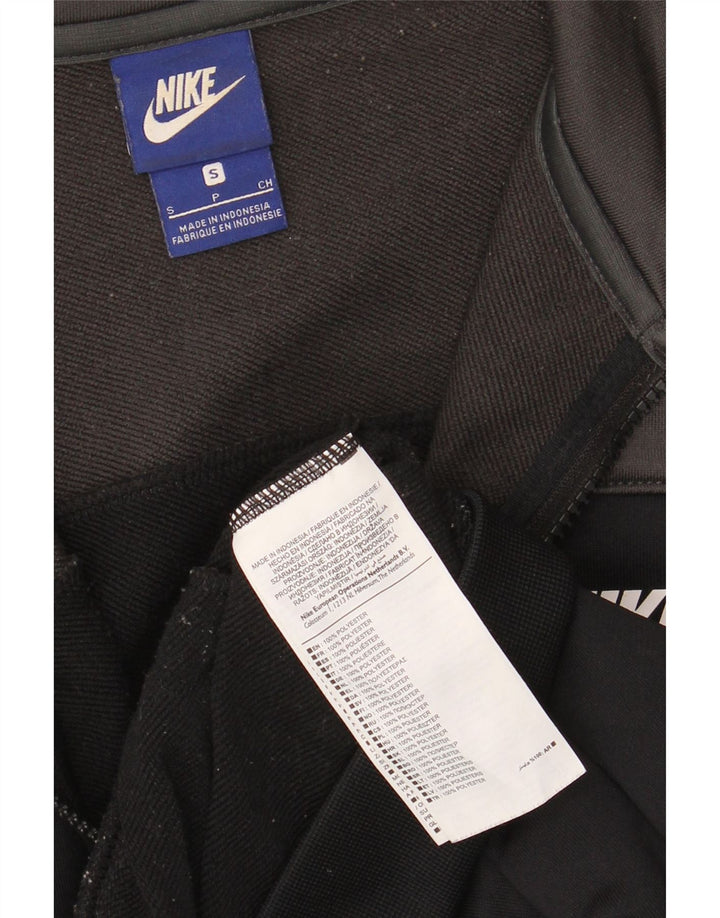 Nike Herren-Trainingsanzugoberteil, Jacke, Größe S, Schwarz, Colourblock-Polyester