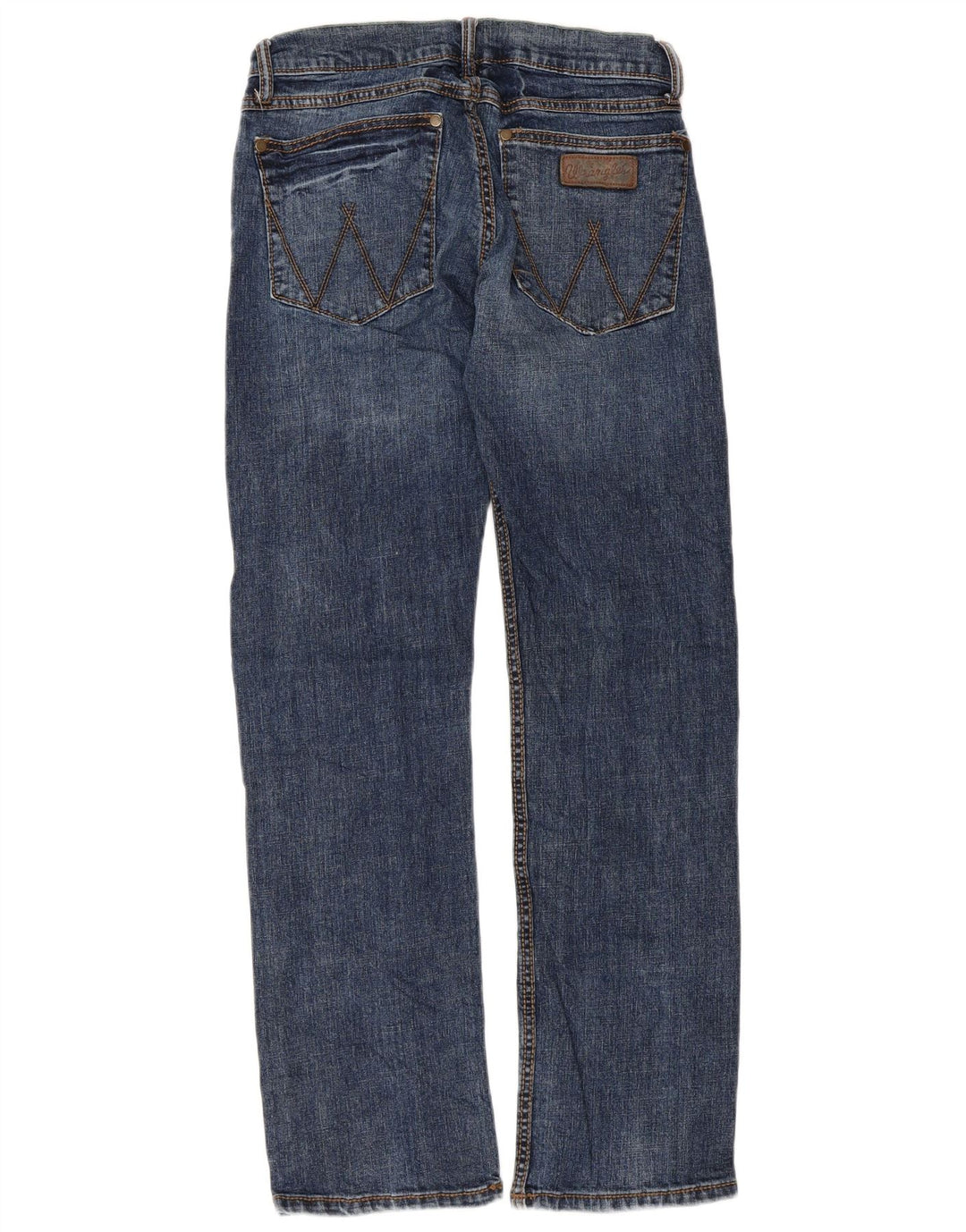 Wrangler Damen Retro Slim Straight Jeans W28 L30 Blau