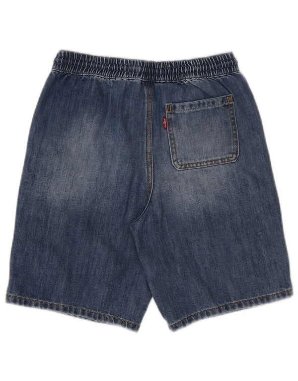 Levi's Mädchen-Jeansshorts mit entspannter Passform, 9–10 Jahre, W24, blaue Baumwolle
