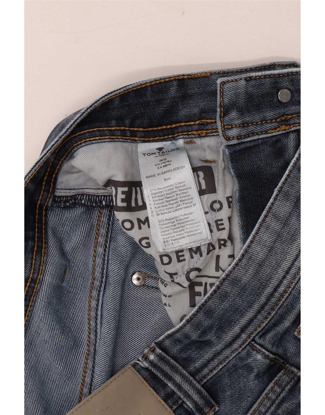 Tom Tailor Herren Straight Jeans W30 L29 Marineblau Baumwolle