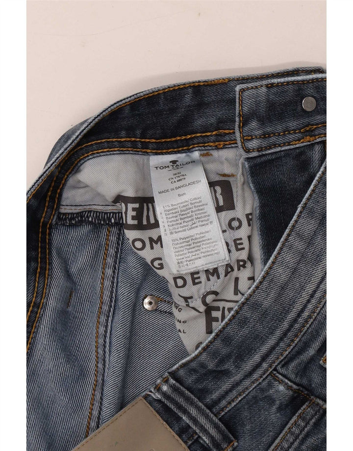 Tom Tailor Herren Straight Jeans W30 L29 Marineblau Baumwolle