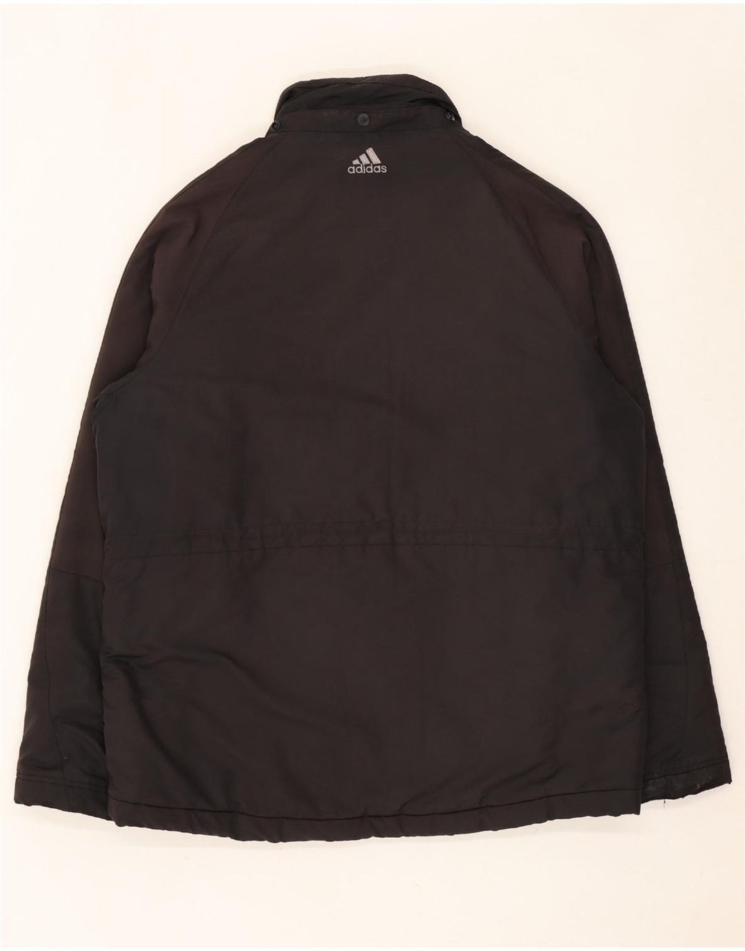 ADIDAS Herren Windjacke UK 40 Large Schwarz Polyester