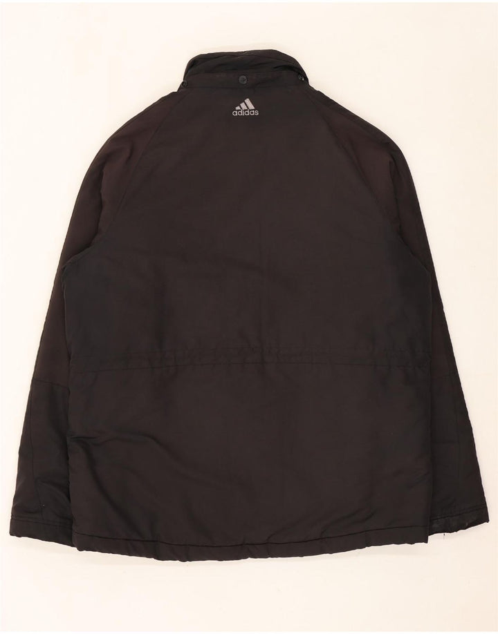 ADIDAS Herren Windjacke UK 40 Large Schwarz Polyester