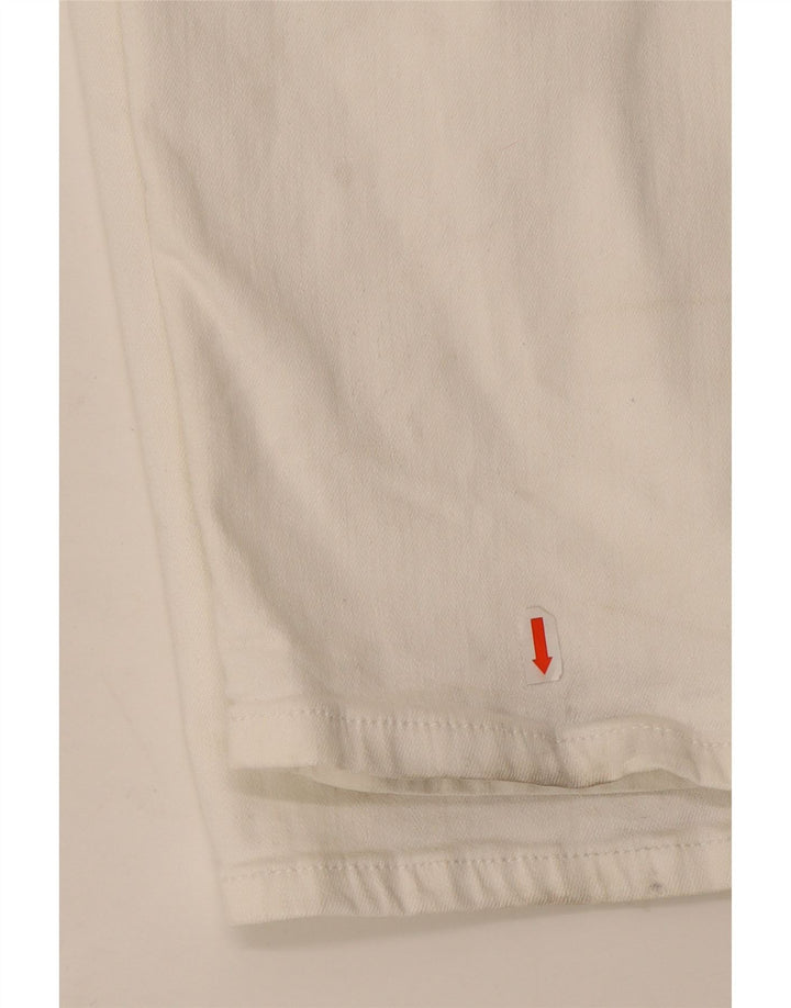 Marks & Spencer Damen Regular Straight Jeans UK 20 2XL W40 L29 Weiß