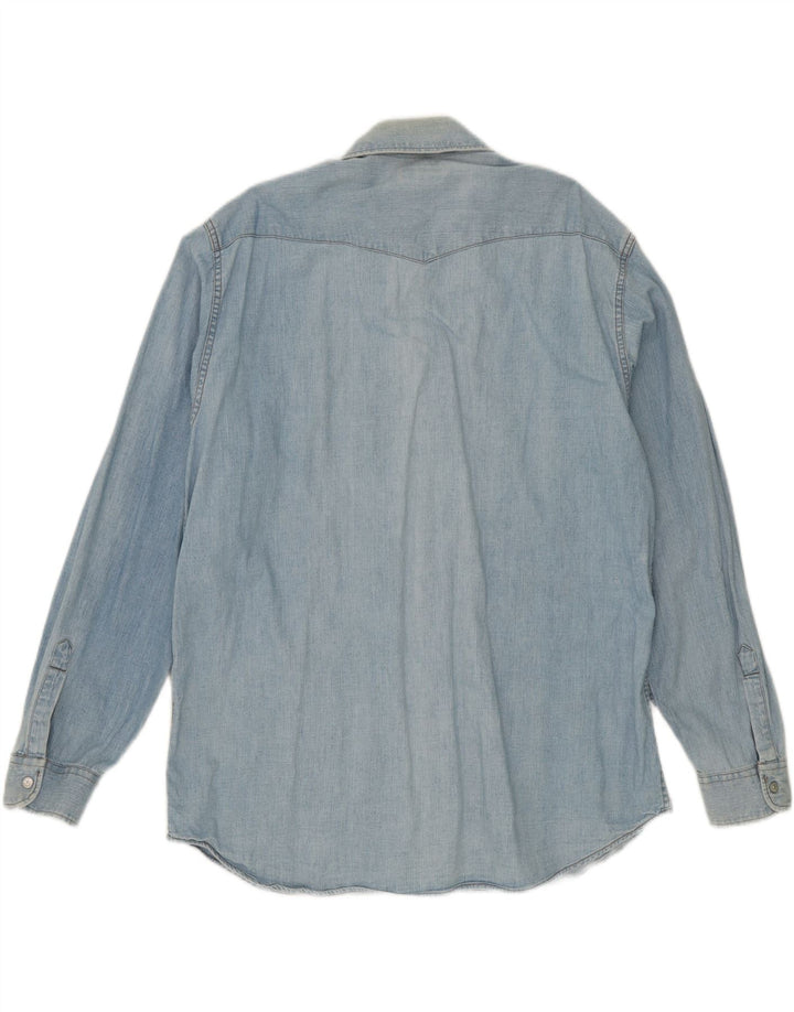CARRERA Mens Denim Shirt XL Blue Cotton Vintage Carrera and Second-Hand Carrera from Messina Hembry 