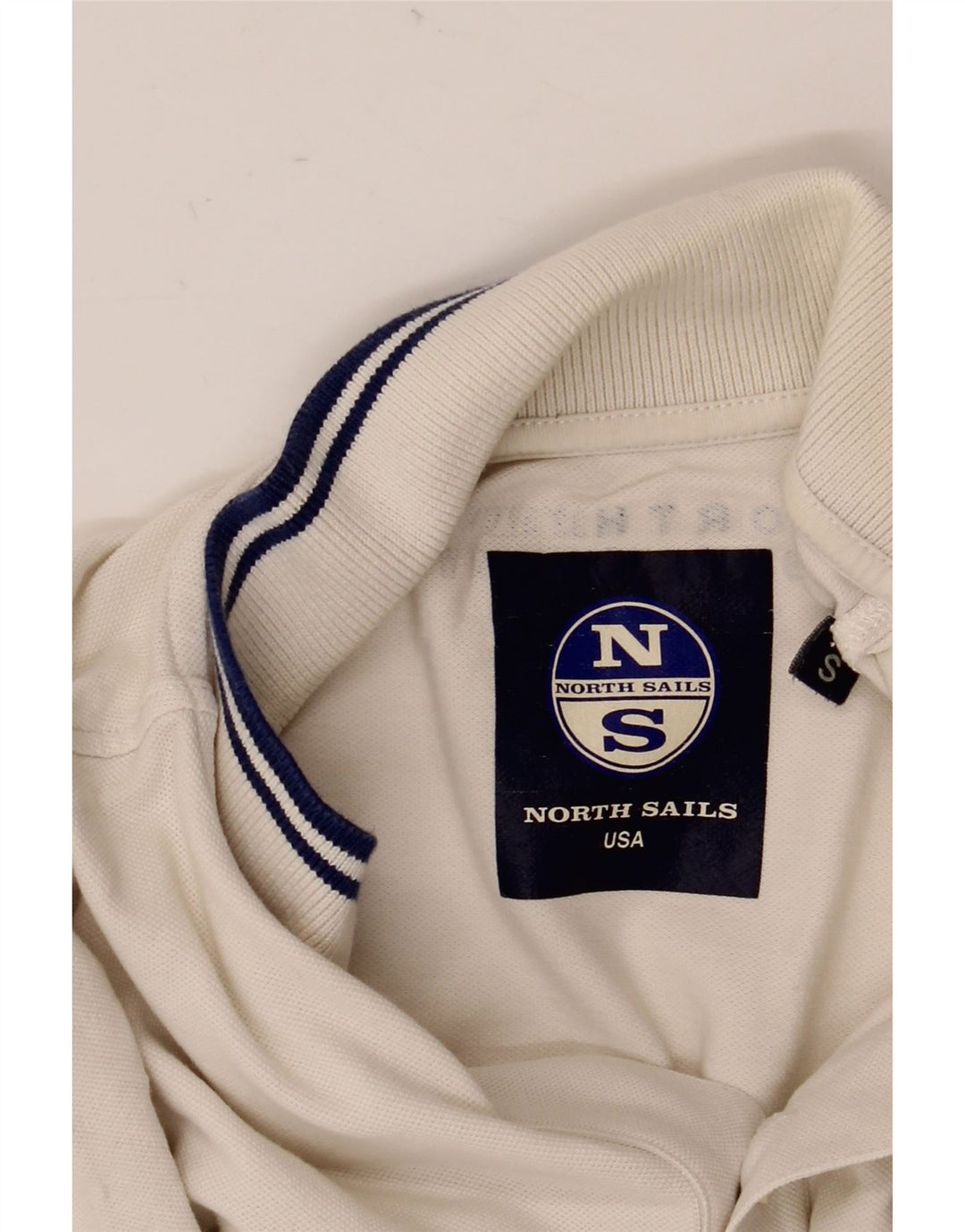 North Sails Herren-Poloshirt, Größe S, Weiß