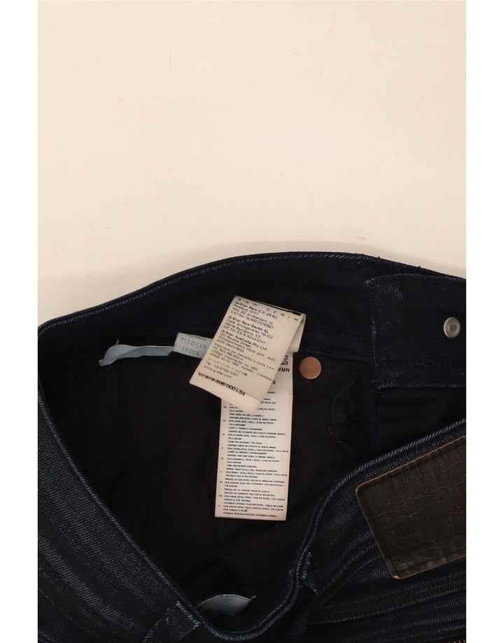 G-Star Damen Straight Jeans W30 L32 Marineblaue Baumwolle