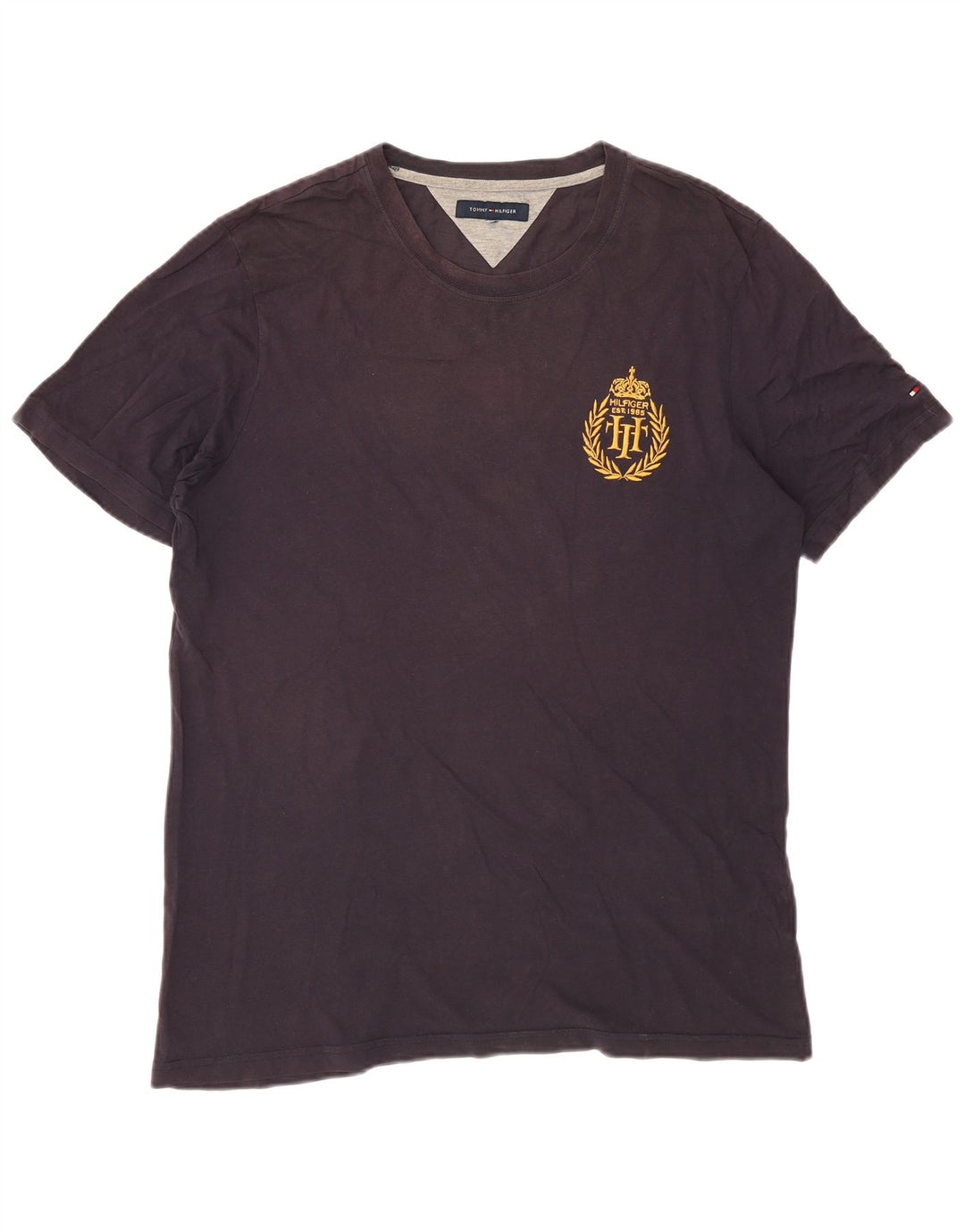 Tommy Hilfiger Herren T-Shirt Top Medium Schwarz