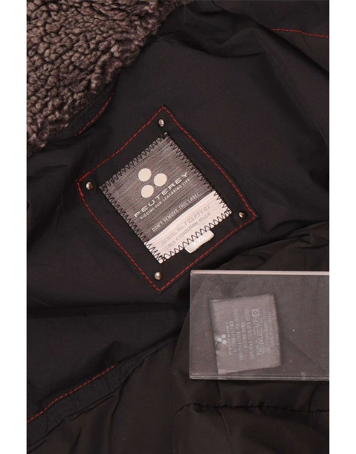 PEUTEREY Wattierte Herrenjacke UK 44 2XL Schwarz Polyester