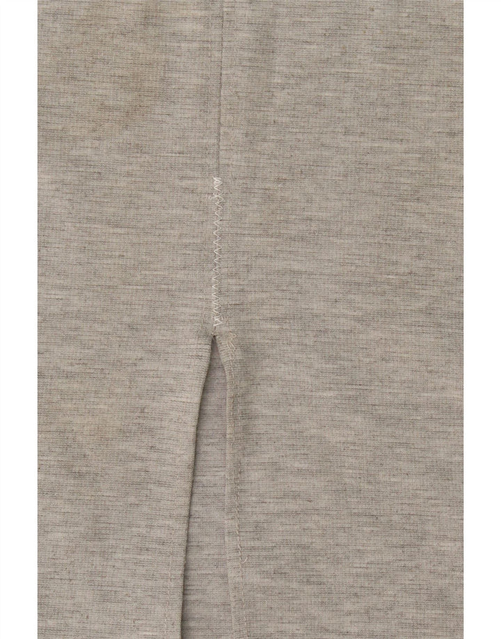 Ärmelloses, figurbetontes Damenkleid von Zara, Größe S, Grau, Polyester