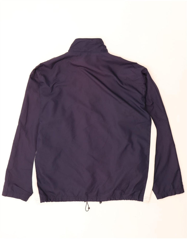 Fila Herren-Trainingsanzug-Oberteil, Jacke XL, Marineblau, Farbblock-Polyester