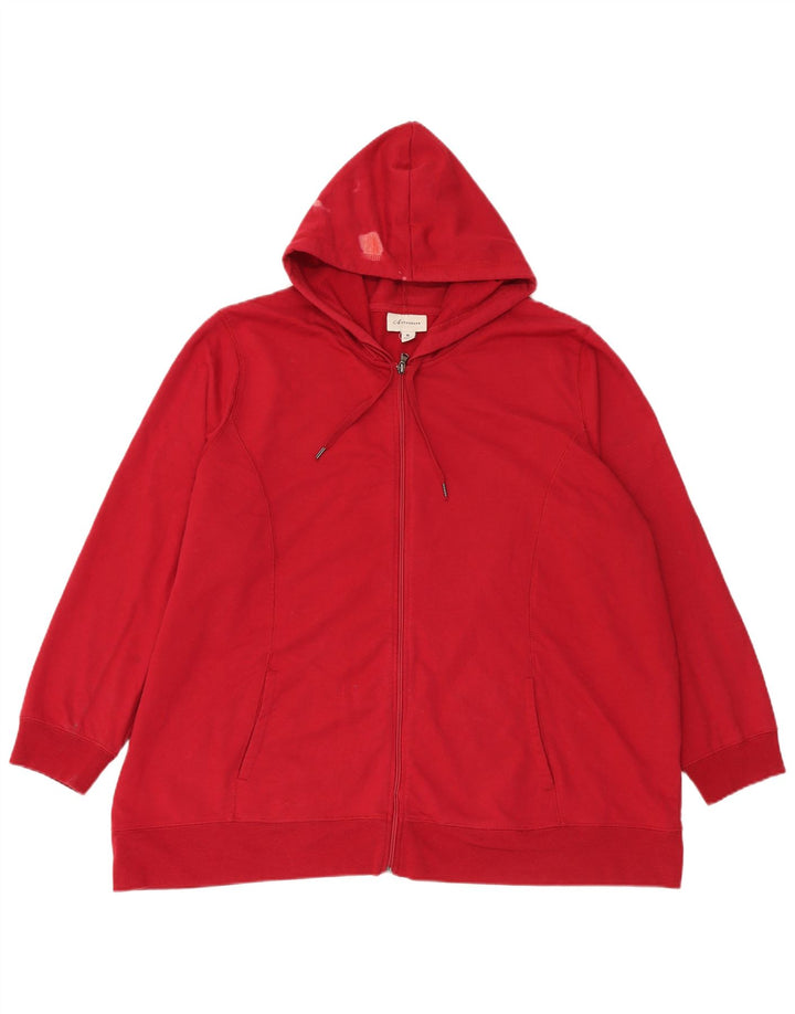 Marks & Spencer Herren Autograph Zip Hoodie Pullover XL Rot Polyester