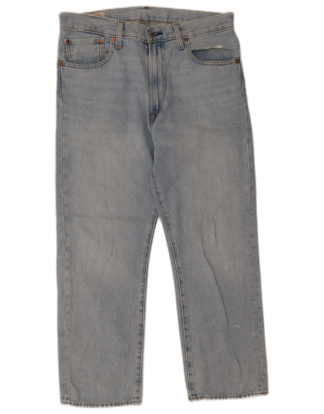 Levi's Herren 551 Straight Jeans W32 L28 Blaue Baumwolle
