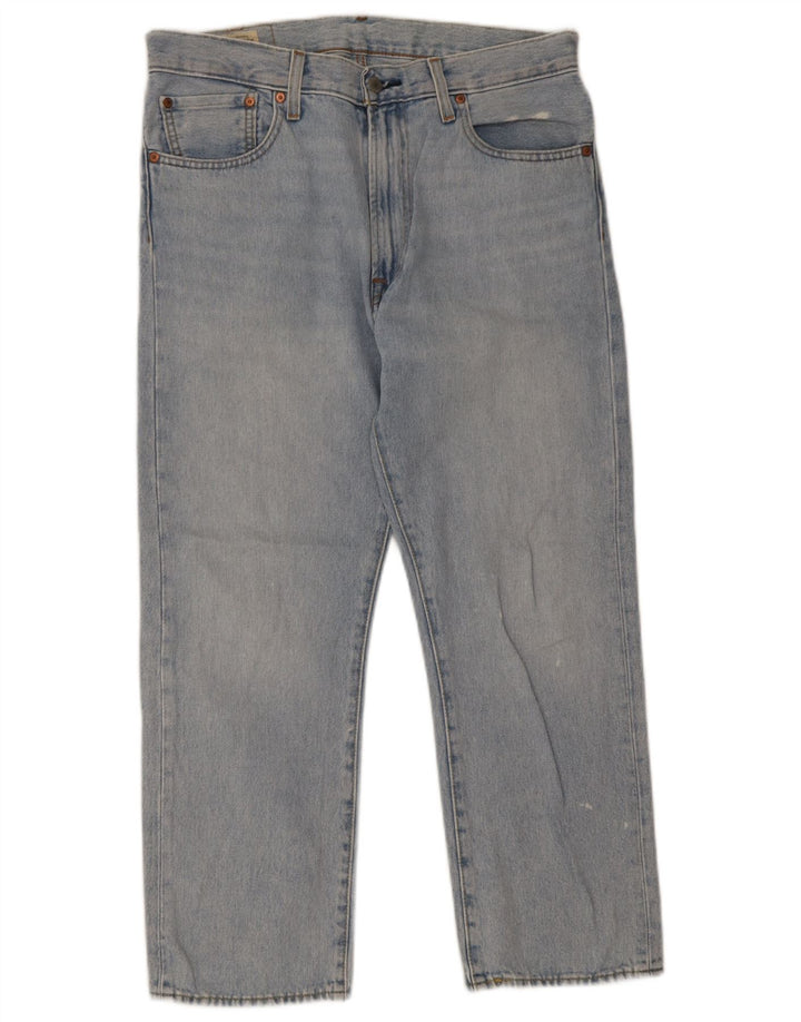 Levi's Herren 551 Straight Jeans W32 L28 Blaue Baumwolle