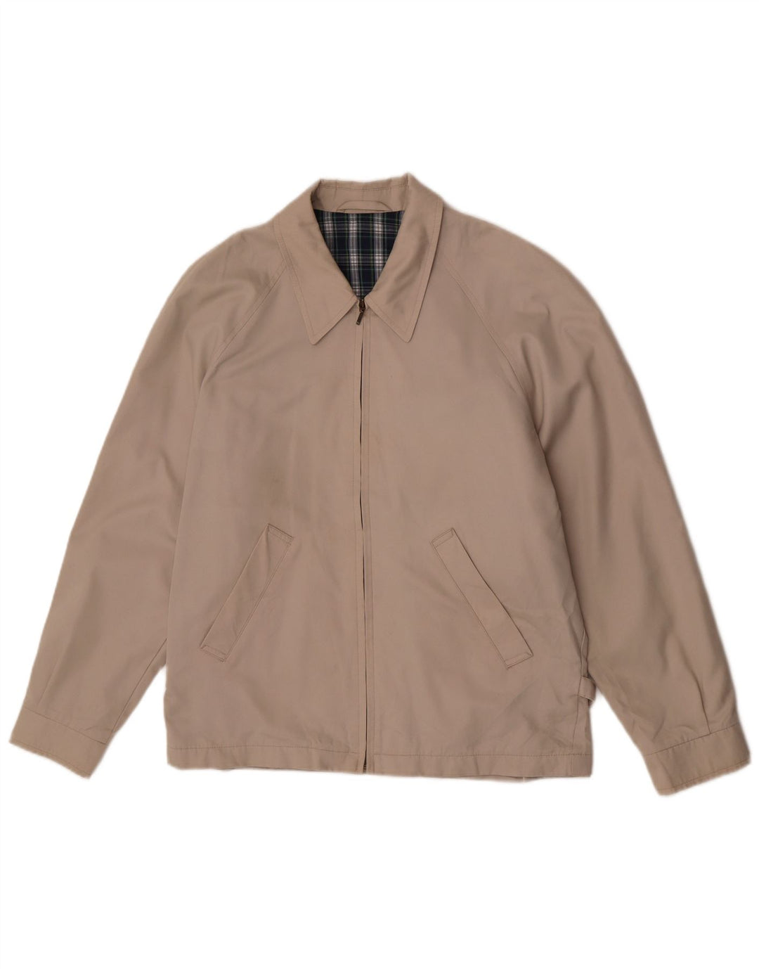 Marks & Spencer Herren Bomberjacke UK 36 Small Beige Polyester