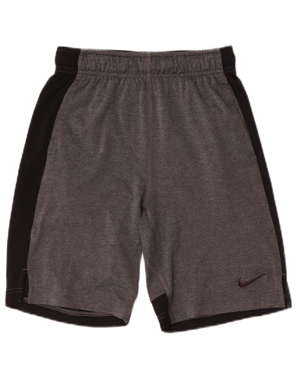 Nike Dri Fit Sportshorts für Jungen, 11–12 Jahre, Mittelgrau, Farbblock