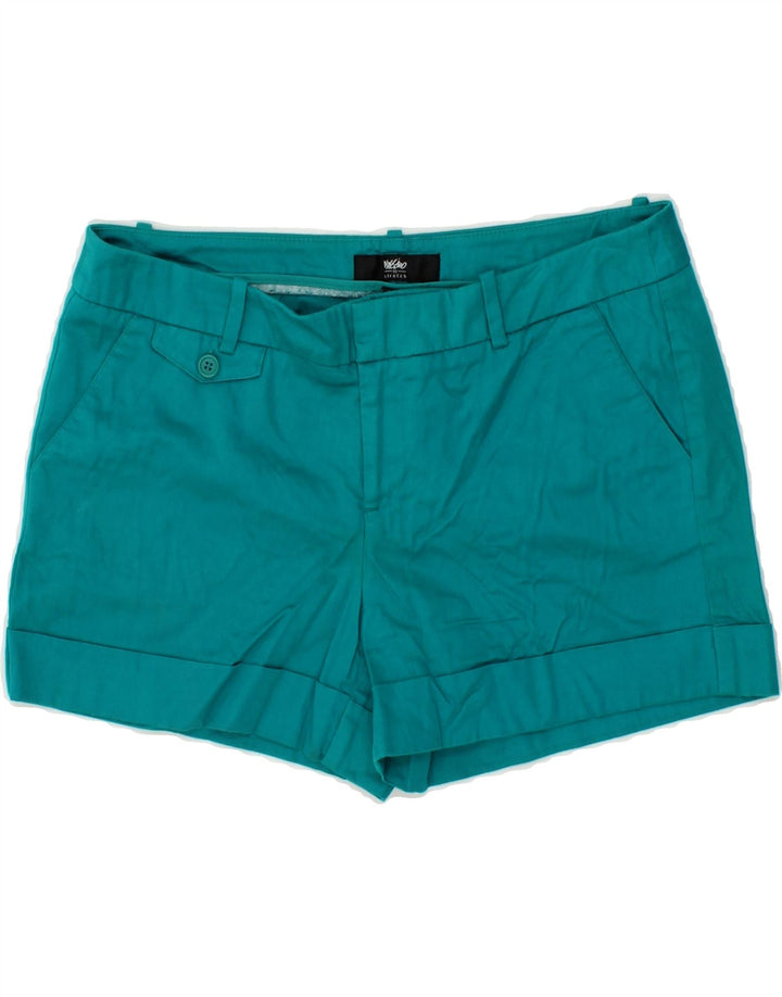 MOSSIMO Womens Chino Shorts US 8 Medium W30 Turquoise Cotton Vintage Mossimo and Second-Hand Mossimo from Messina Hembry 