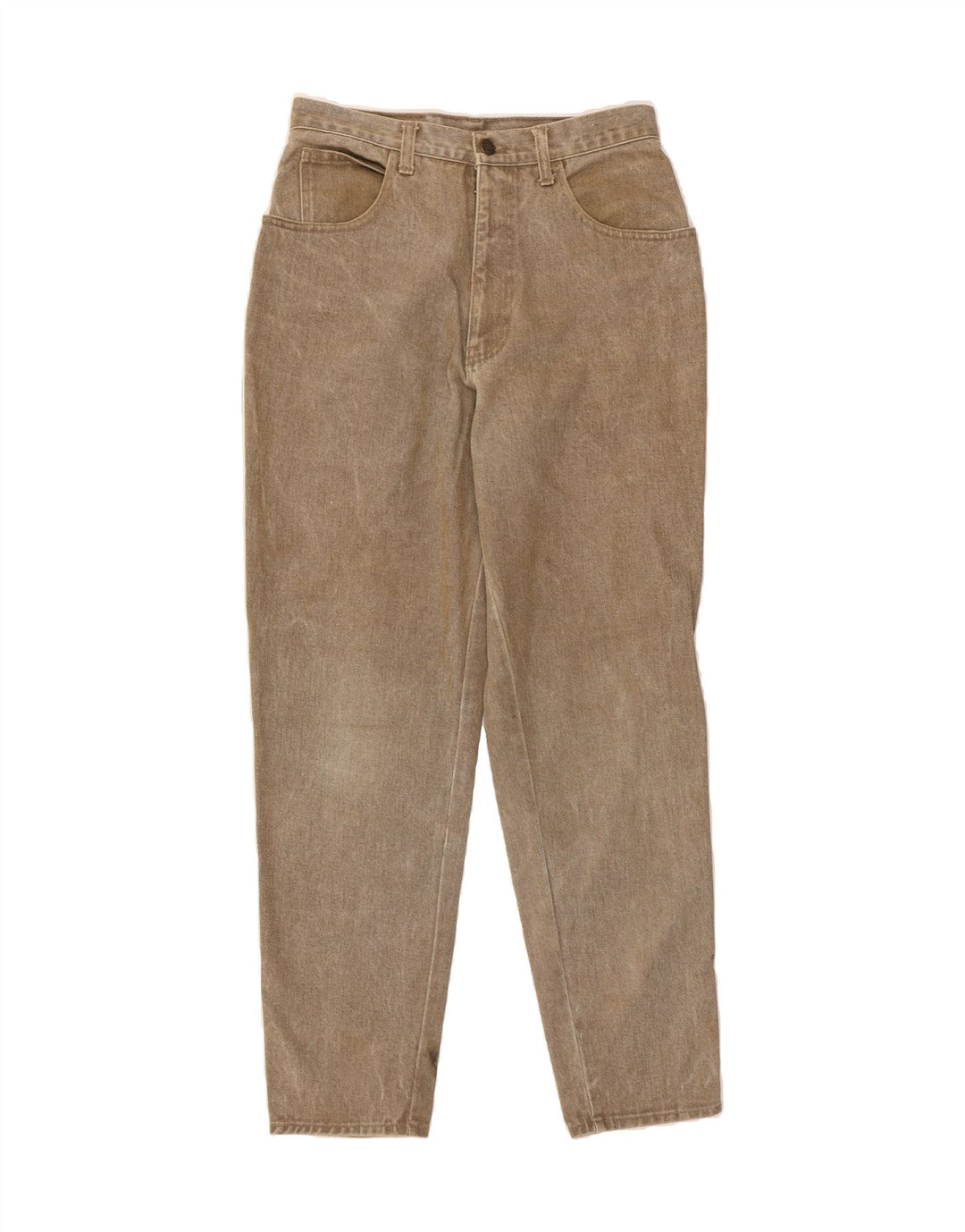 ARMANI Mens Tapered Jeans W28 L30 Brown Cotton Vintage Armani and Second-Hand Armani from Messina Hembry 