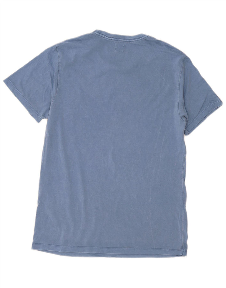 Levi's Herren-T-Shirt-Oberteil aus mittelblauer Baumwolle