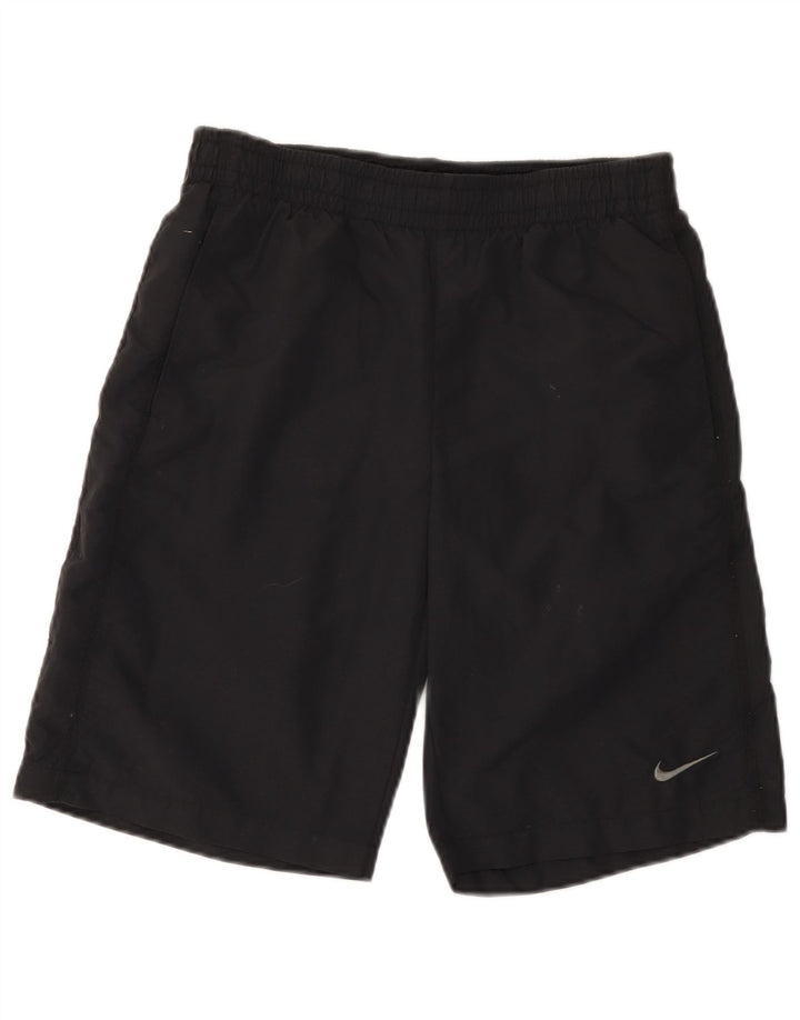 Nike Herren-Sportshorts, klein, aus schwarzem Nylon