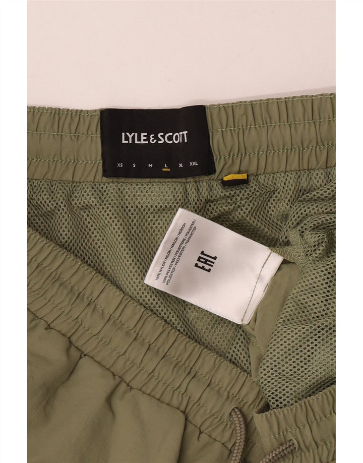 Lyle & Scott Herren-Badeshorts, groß, Khaki, Nylon