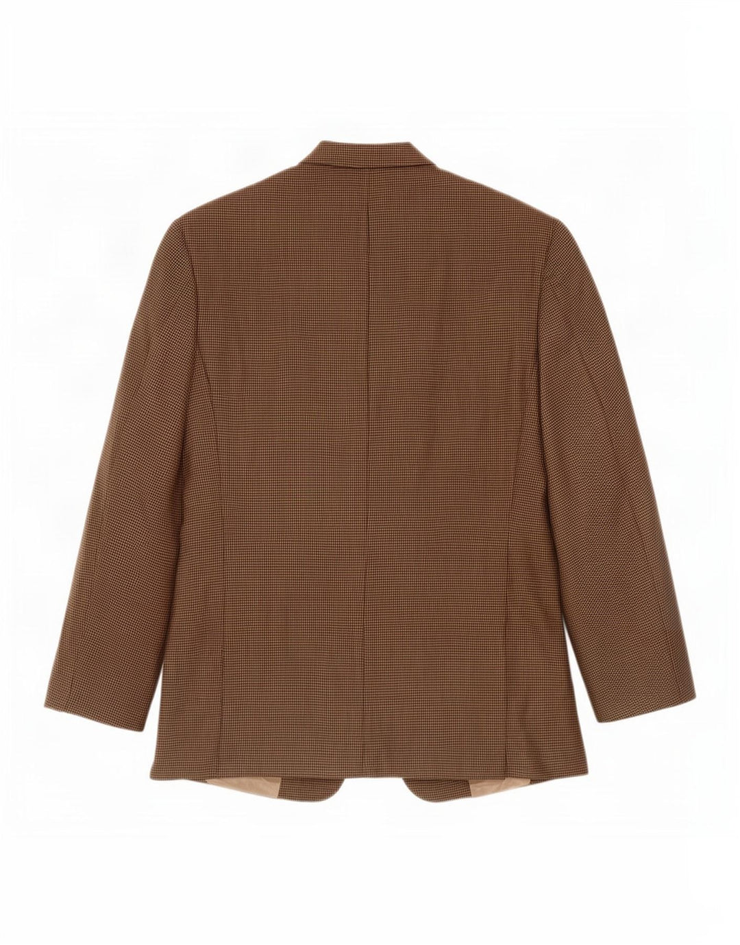 Burberry Herren-Blazer mit 2 Knöpfen, UK 44, große braune Wolle mit Hahnentrittmuster