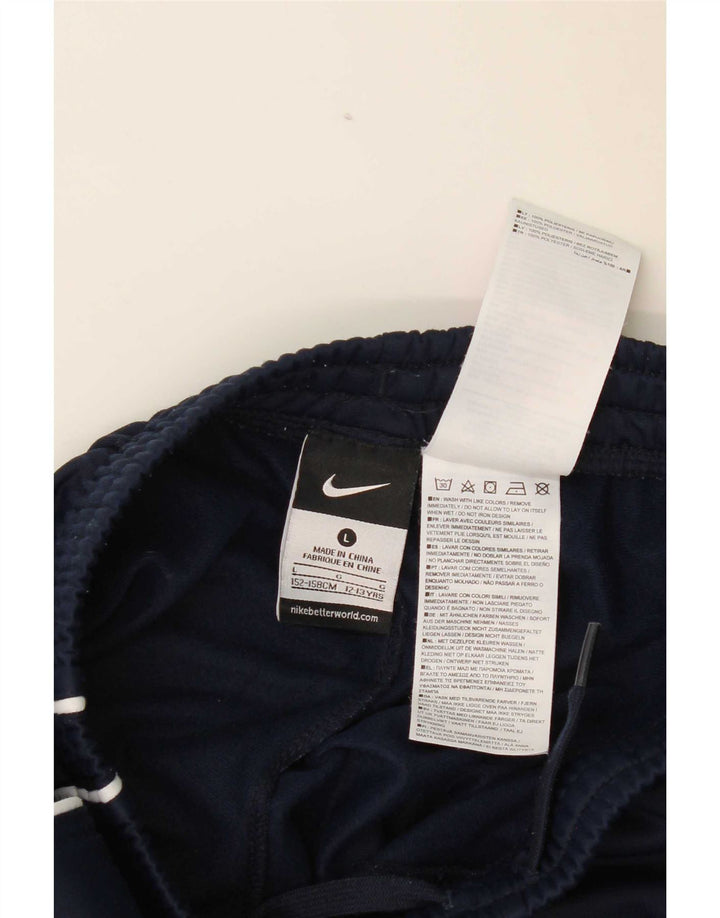 Nike Mädchen-Trainingshose, 12–13 Jahre, groß, marineblau, Polyester