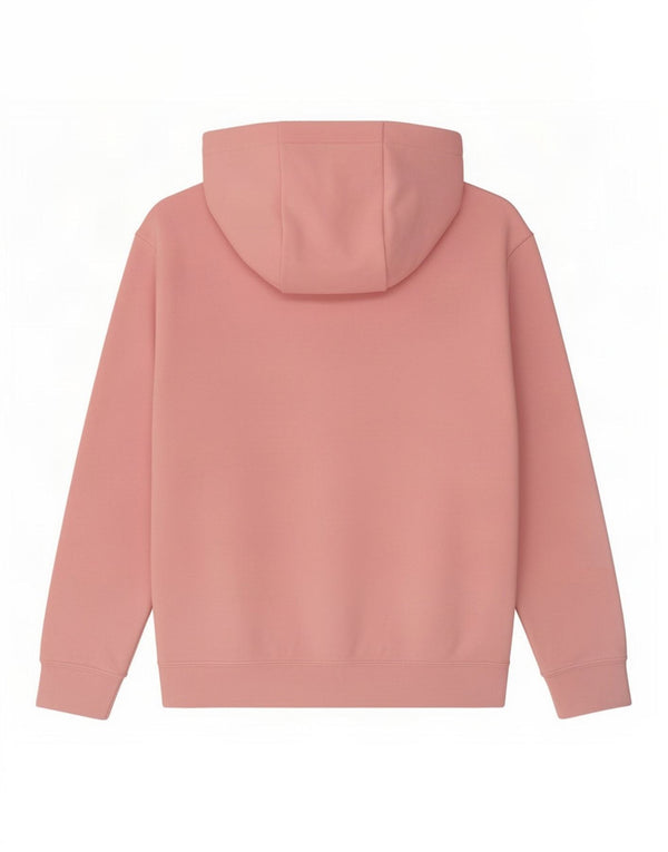 Nike Damen-Pullover mit übergroßem Reißverschluss und Kapuze, UK 14, mittelrosa, Baumwolle