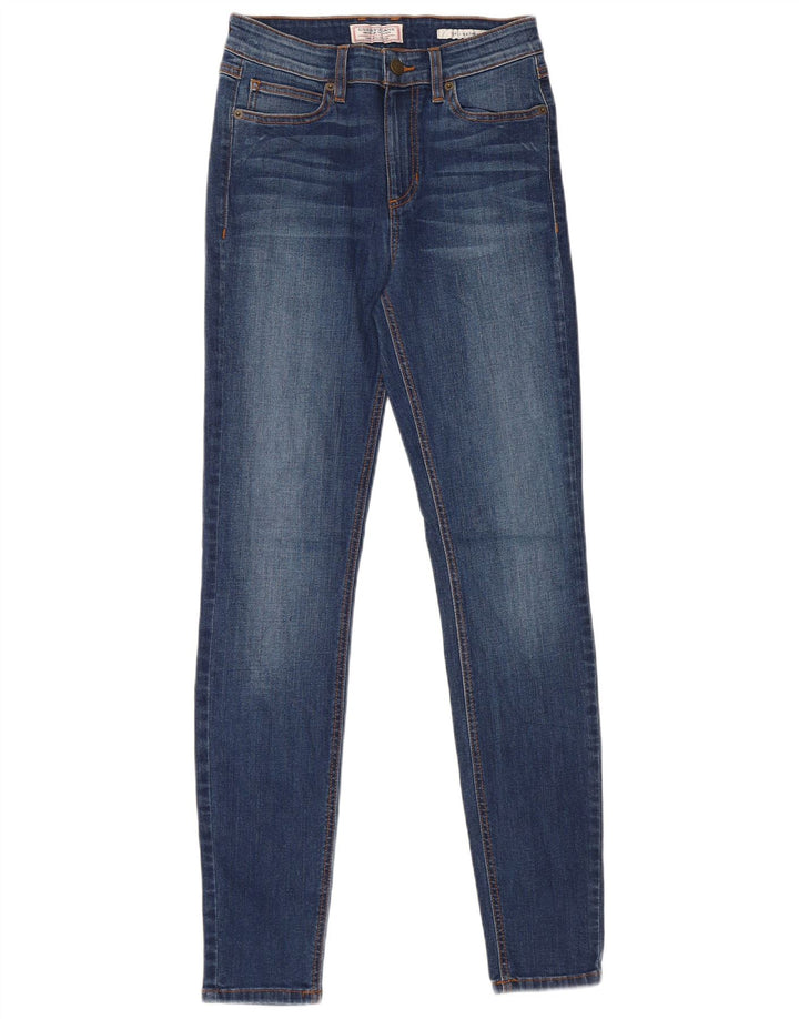 Guess Damen Skinny Jeans W27 L29 Blau