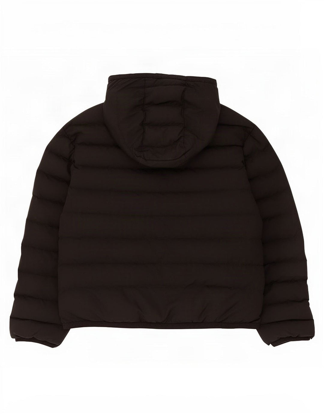 Nike Jungen-Kapuzenjacke, gepolstert, 10–11 Jahre, mittelgroßes schwarzes Polyester