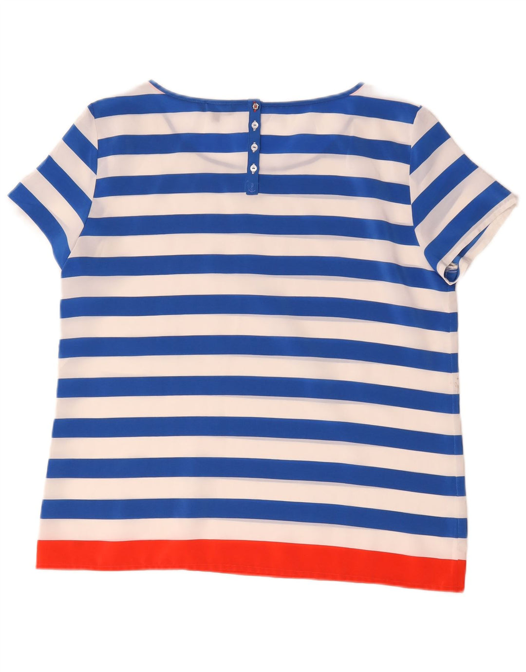 Tommy Hilfiger Damen Bluse Top UK 16 Large Blau gestreift