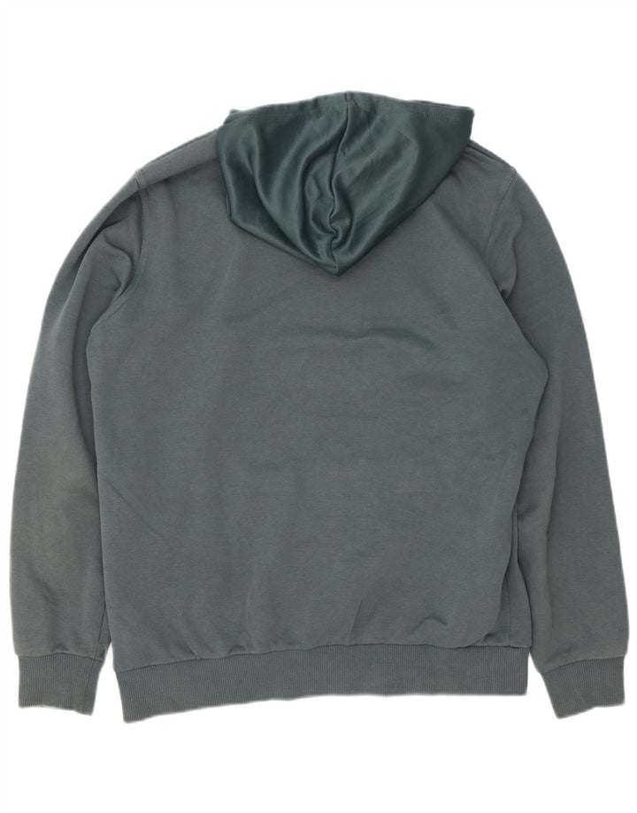 Puma Herren Kapuzenpullover aus mittelblauer Baumwolle