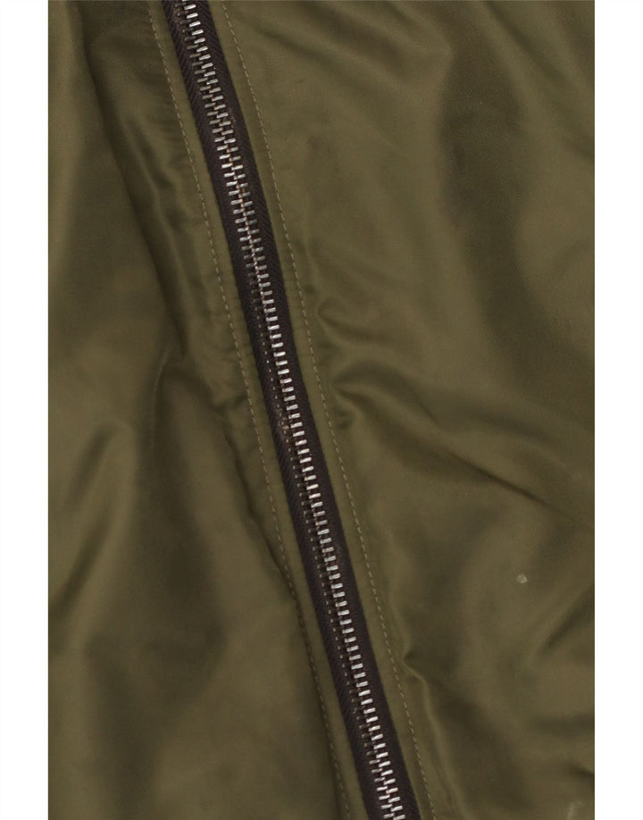 Superdry Herren Militär-Bomberjacke UK 38 Medium Khaki Nylon