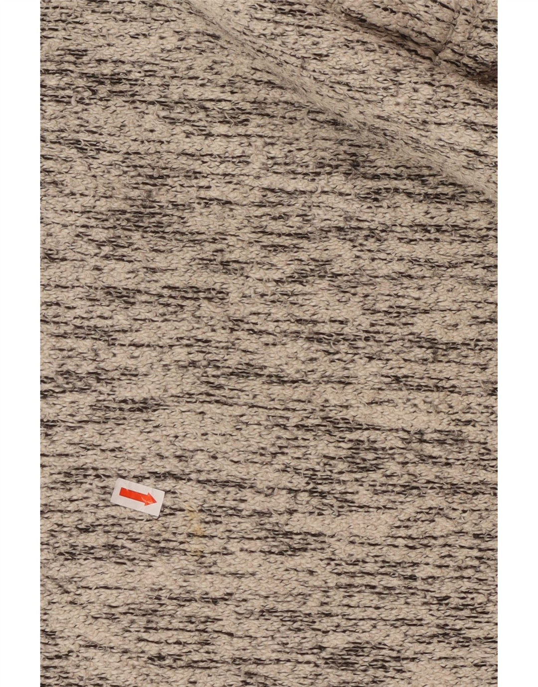 WEIRD FISH Herren-Kapuzenpullover, klein, grau meliert