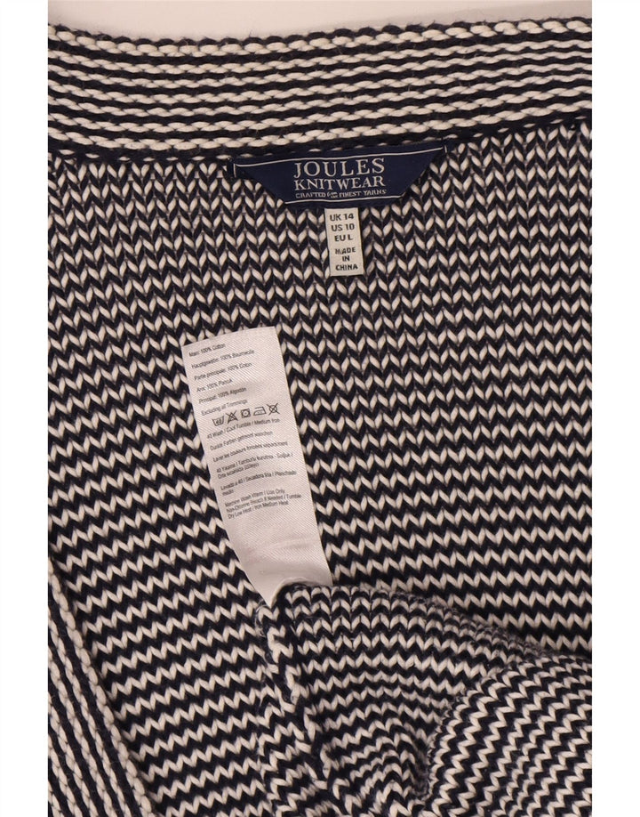 Joules Damen-Strickjacke, übergroß, lang, Gr. 14, Blau