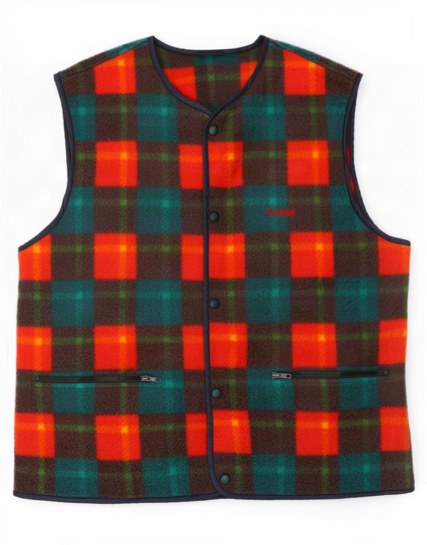 Colmar Herren Fleeceweste IT 50 Medium Mehrfarbig Patchwork