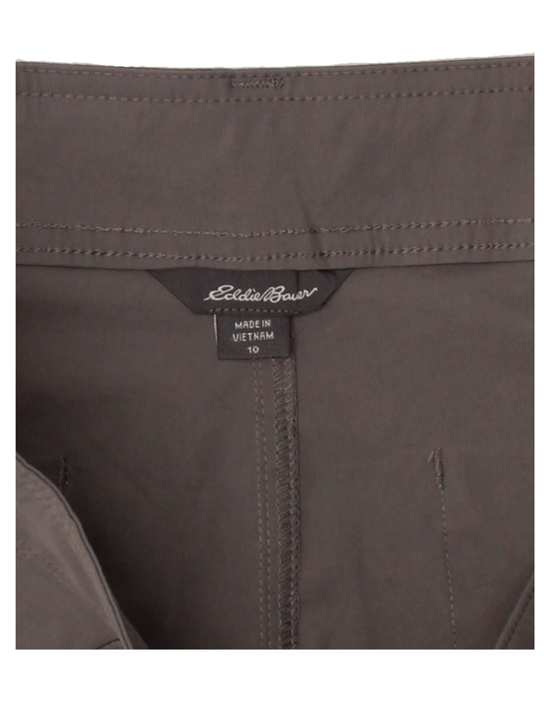 EDDIE BAUER Womens Cargo Shorts US 10 Large W32  Grey Nylon Vintage Eddie Bauer and Second-Hand Eddie Bauer from Messina Hembry 