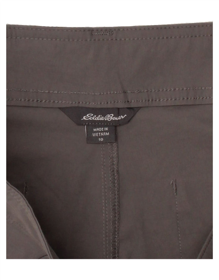 EDDIE BAUER Womens Cargo Shorts US 10 Large W32  Grey Nylon Vintage Eddie Bauer and Second-Hand Eddie Bauer from Messina Hembry 
