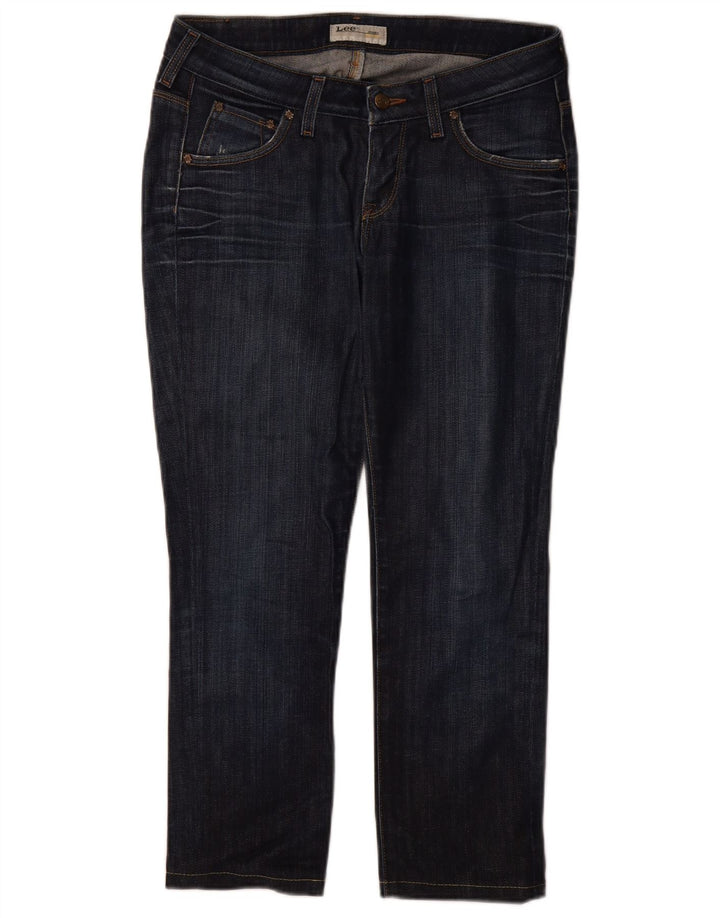Lee Damen Norma Slim Jeans W29 L26 marineblaue Baumwolle
