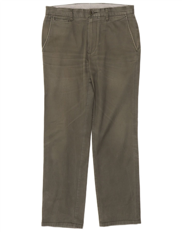 DOCKERS Herren Slim Fit Chinohose W32 L32 Khaki Baumwolle